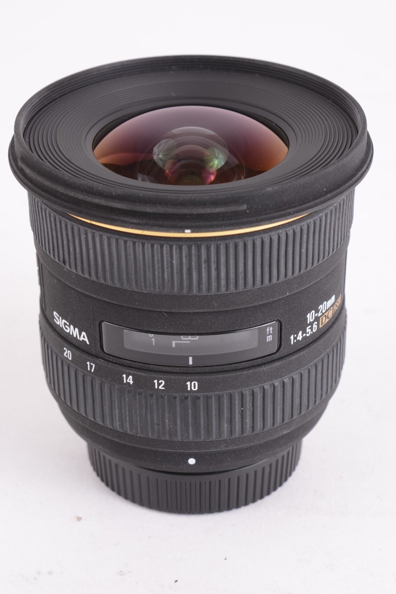 Sigma 10-20mm f/4-5.6 HSM EX Ultra Wide Angle Zoom Lens For Sigma 10-20mm f/4-5.6 HSM EX Ultra Wide Angle Zoom Lens For