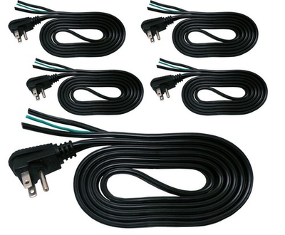 #ad Conntek 5.75Feet 15 Amp 14 3 SJTW Replacement Cord Pack of 5 21101 5 $11.95