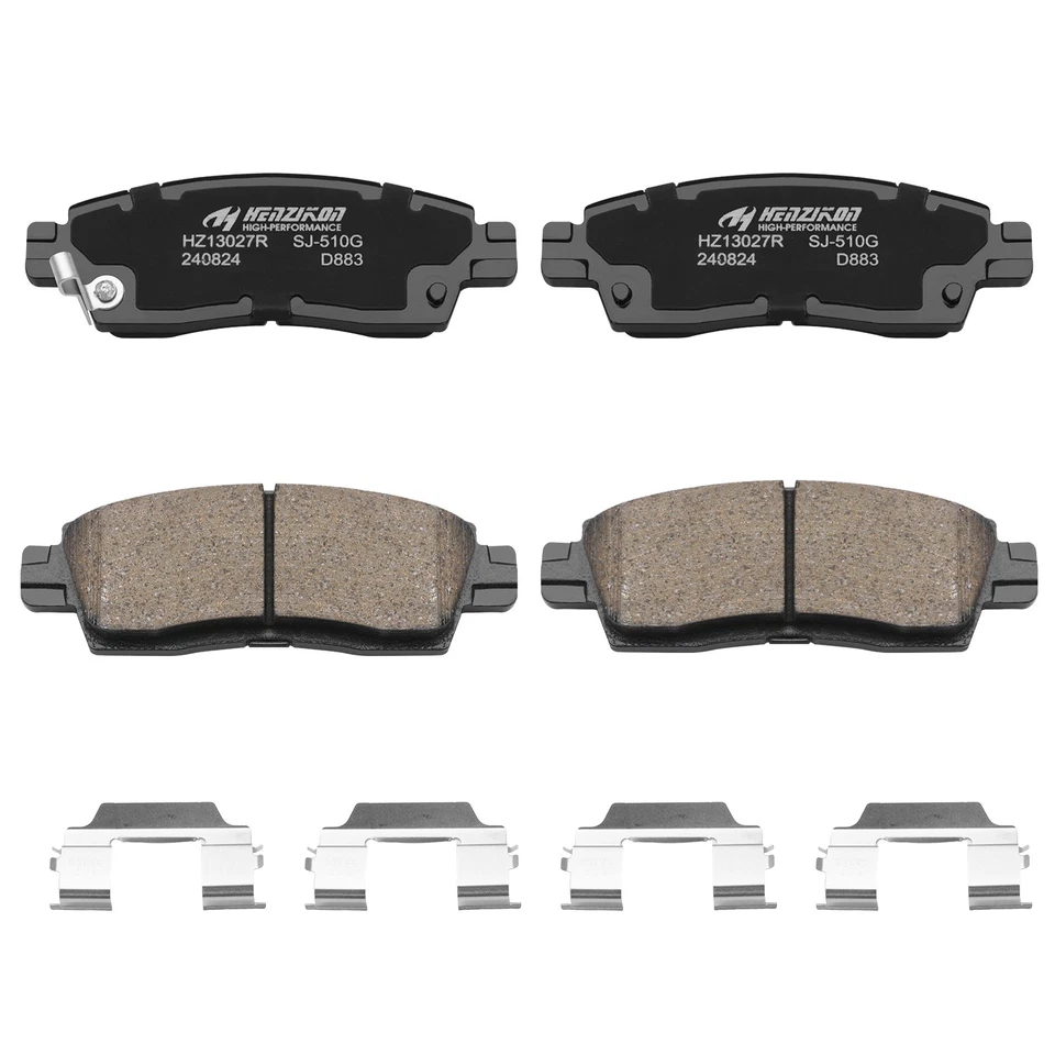 Rear Ceramic Brake Pads for 2009 2010 2011- 2017 Chevrolet Traverse 3.6L OE Spec Foto 2 de 4