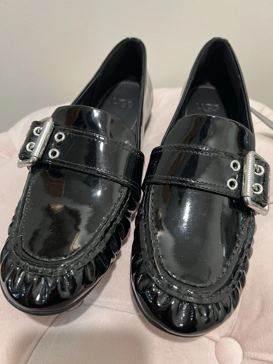 EUC - UGG Charlotte Patent Loafer - Size 8 UGG M Patent Leather Flats for Women for sale | eBay main image 4