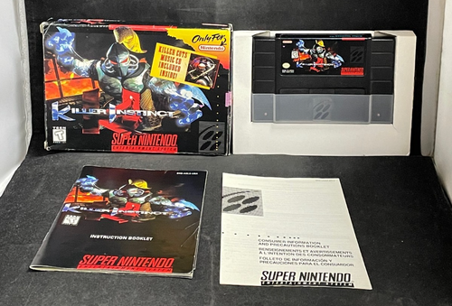 Killer Instinct (Super Nintendo/SNES) (Sin CD) Completo CIB Auténtico Probado - Imagen 1 de 10