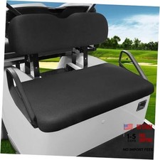 Universal Golf Cart Seat Covers Set for EZGO TXT/RXV, Club Car Black
