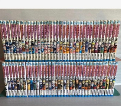 Used NARUTO Comic Book Vol.1-72 lot All Complete set Japanese