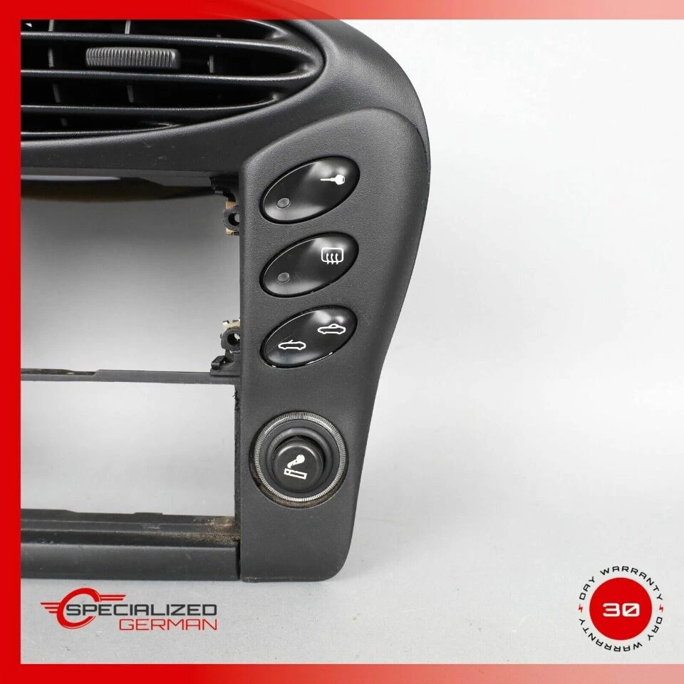Porsche Boxster 2000-2002 tablero central ventilación de aire bisel estéreo 98655213106 OEM usado Foto 3 de 4