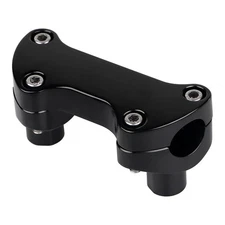 1.7" Handlebar Risers Top Clamp For Harley 1" Bar Road Glide Sportster XL V-Rod
