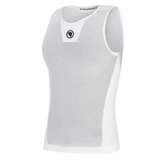 fishnet ii white endura bicycle sleeveless underwear jersey