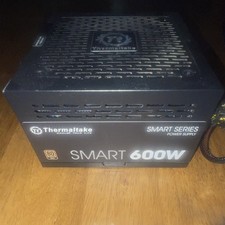 Thermaltake Smart Series 600W ATX Power Supply PSU Black SATA PCIe