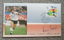 MARTIN PETERS SIGNED TOTENHAM/WESTHAM/NORWICH AUTOGRAPH 1988 ON FIRST DAY COVER