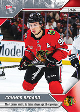 Connor Bedard - 2025-26 NHL Topps NOW - Sticker #119 Chicago Blackhawks