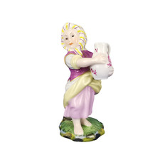HÖCHST Porzellanfigur  Mädchen mit Krug Johann Peter Melchior 11.5 cm