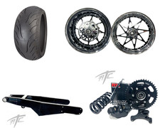 330 OSD CHROME "SWITCHBACK" KIT BLACK ARM 99-07 SUZUKI HAYABUSA