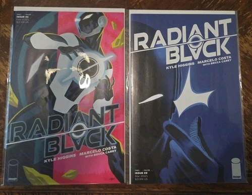 Radiant Black #1 & #2 - Image Key - Cover A - Kyle Higgins, Marcelo Costa
