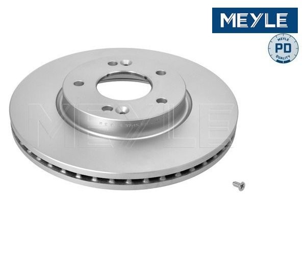 2 St. Bremsscheibe Meyle 37-155210044/PD FüR Hyundai I30 Kia-image