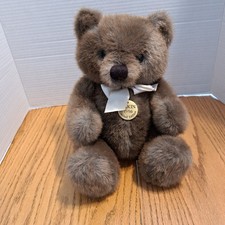 Dakin Baron Bear Plush 1986 Limited Edition Brown Teddy Bear Jointed Collectible