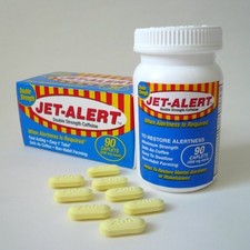 Jet Alert Double Strength Alertness Aid 200Mg Caplets 90 Each