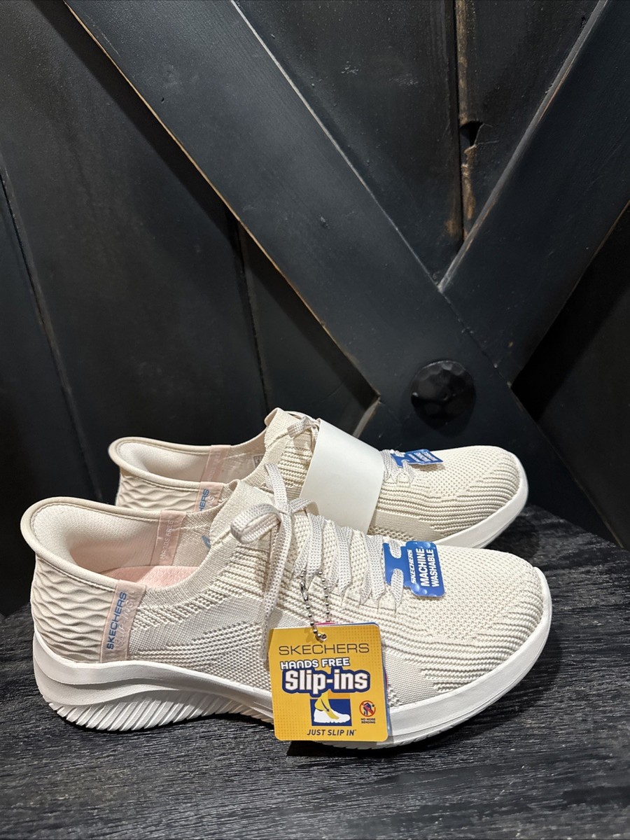 Skechers Ultra Flex 3.0-Brilliant Path Slip On Shoes in Natural