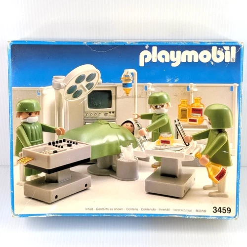 Vintage Playmobil Operating Room 3459 Sealed Hospital Surgery 1992 Malta