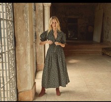 Doen EVERLY dress NWT SZ M Montpellier Floral Maxi