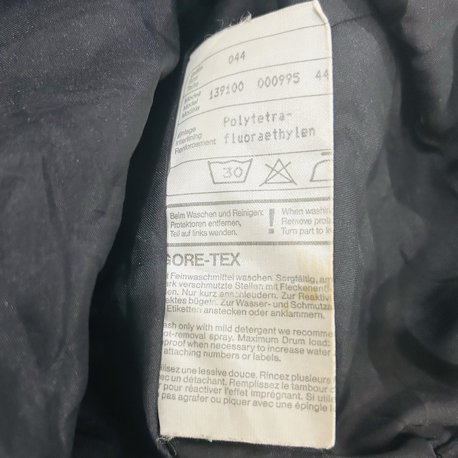 Vintage 90’s BMW Gore-Tex Motorrad Klepper Motorcycle Suit Men’s 44 Jacket