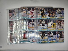1992-93 Fleer Ultra Hockey Series 1 Complete Set 1-250 In Pages BUF