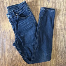 Express Jeans Women  s Size 4R Blue Legging Mid Rise Stretch  Repreve