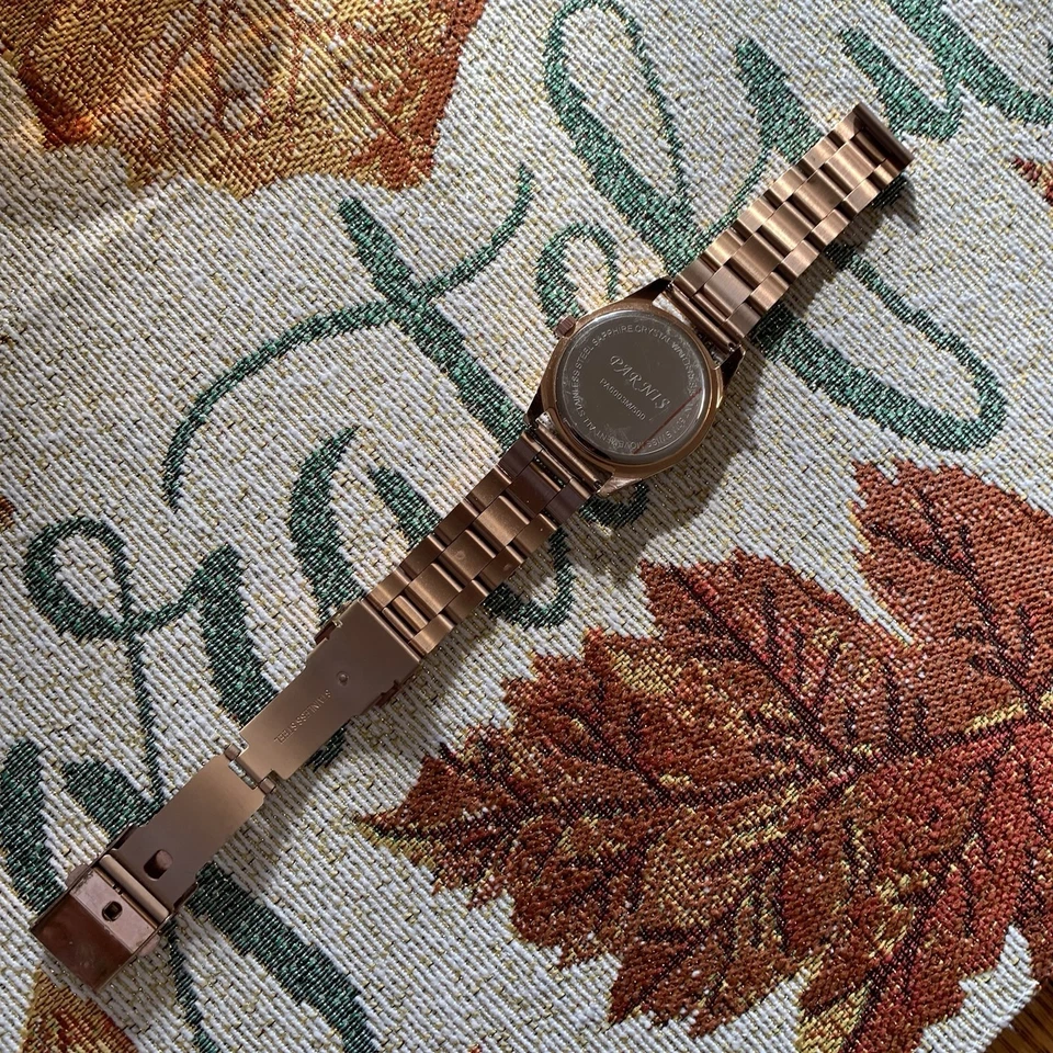 Mens Parnis Rose Gold Watch - Image 4 of 4