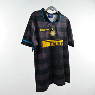 FC INTER DE MILAN 97/98 HOME - JERSEY RETRO- SOCCER - 2XL (Run