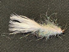 Balance Leech White Fly Fishing Flies Trout Streamer