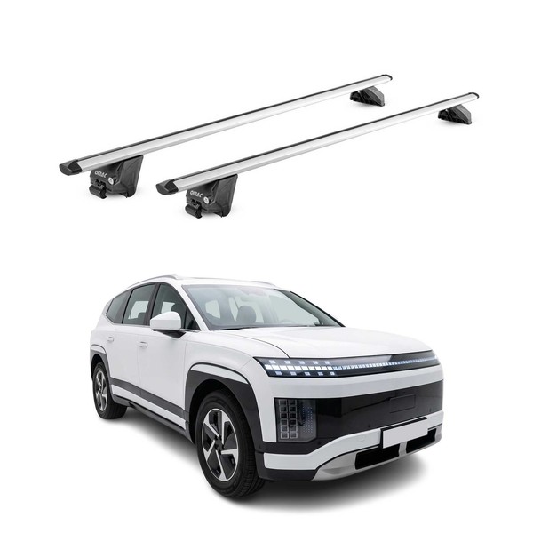 DachträGer FüR Hyundai Ioniq 9 2025-2026 100Kg Aluminium Silber 2X ABE-image