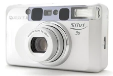 [MINT] FujiFilm Silvi 90 Silver Point & Shoot 35mm Film Camera From JAPAN