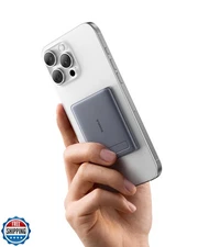 Baseus Picogo Power Bank, Smallest 5000mAh Magnetic Portable Charger with Sta