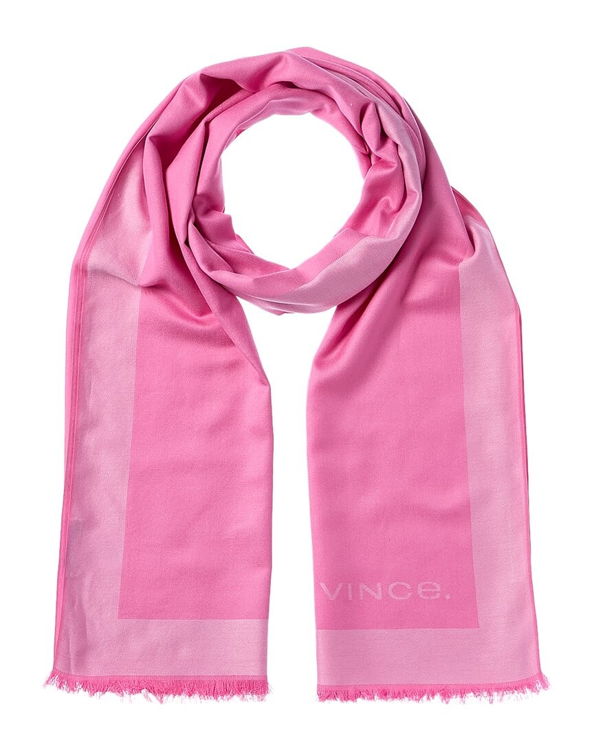 Женский жаккардовый шарф из шелковой смеси Vince 13390₽