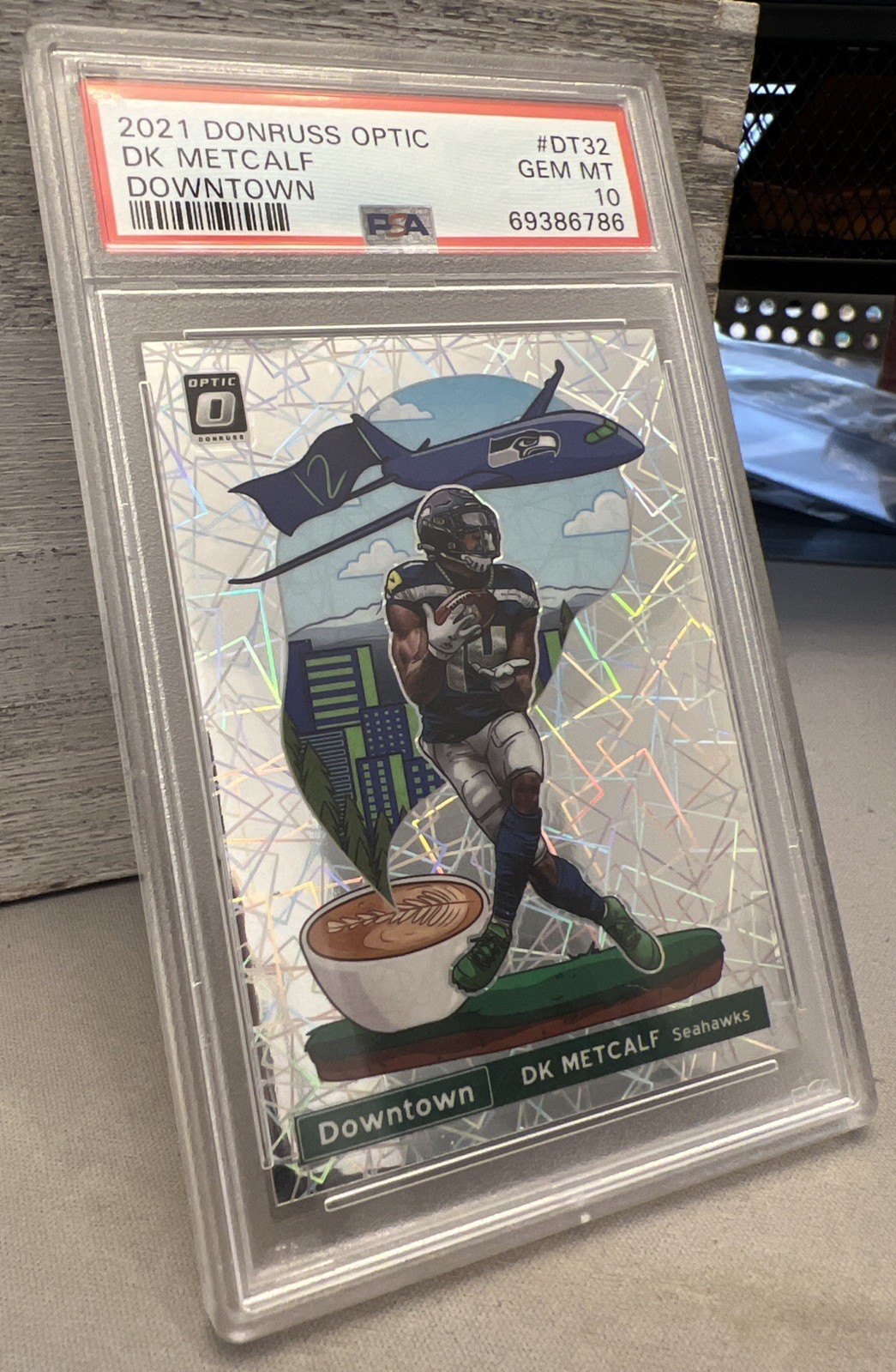 2021 Donruss Optic DK METCALF DOWNTOWN Case Hit SSP PSA 10 GEM MINT 🔥 #DT-32