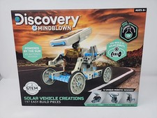 Discovery Kids Mindblown STEM 12-in-1 Solar Robot 190-Piece Creation Kit