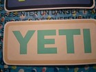 5 Dif Yeti Cooler Stickers 4x2” Multicolor Fridge Mirror Locker Advertising NEW — photo 5