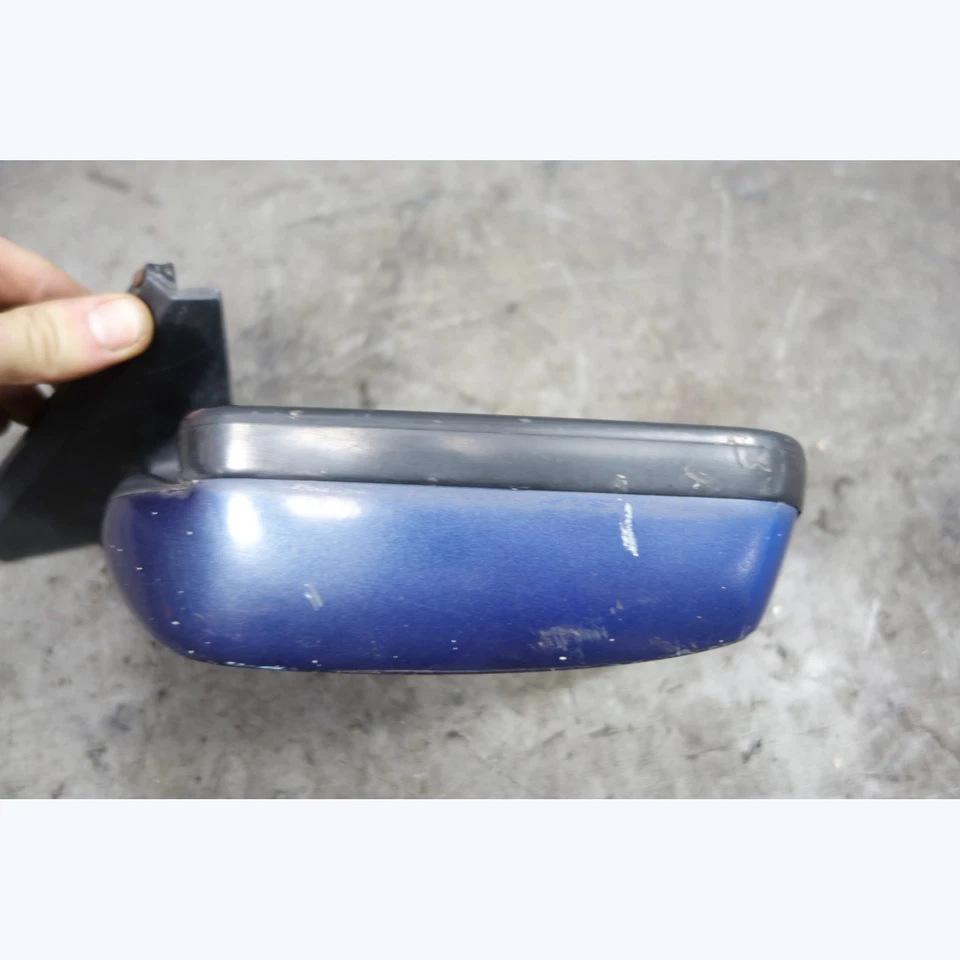 Espejo retrovisor lateral izquierdo BMW E24 serie 6 1980-1989 dañado de fábrica azul real OEM Foto 3 de 4