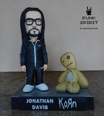 Jonathan Davis Korn Issues Album Figure – Hand-Painted Nu Metal