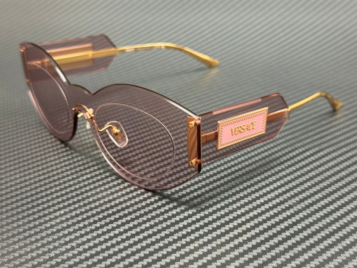 VERSACE VE2276 1002 5 Pink Gold Women's 68 mm Sunglasses | eBay