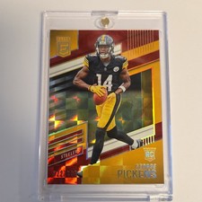 2022 Panini Donruss Elite Rookies George Pickens Rookie #125 Steelers Red /399