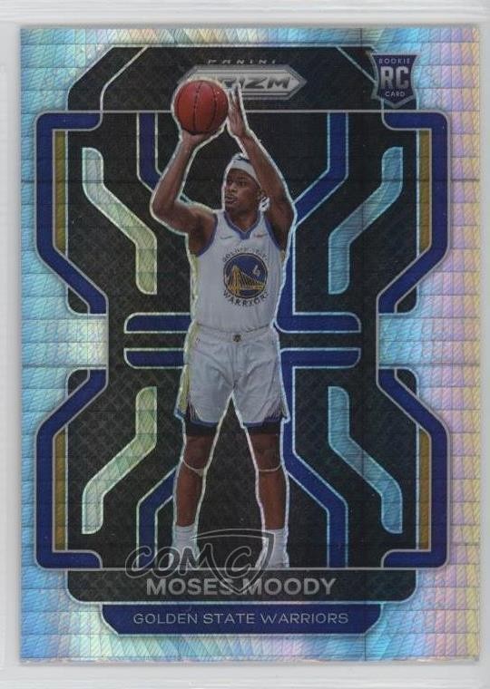2021-22 Panini Prizm Hyper Prizm Moses Moody #308 12fr