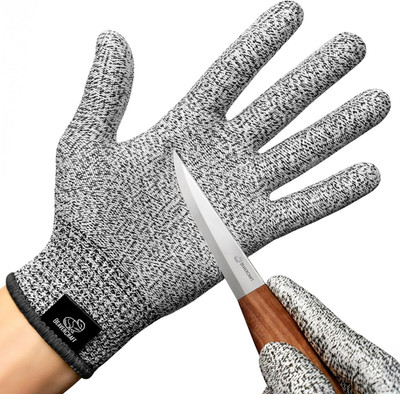 Wood Carving Gloves CRG - Cutting Cut Resistant Gloves Level 5 for Whittling, Wo