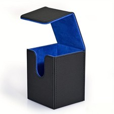 Pu Leather Card Deck Box Holds 100 Sleeved Cards for Tcg Trading Cards Storage