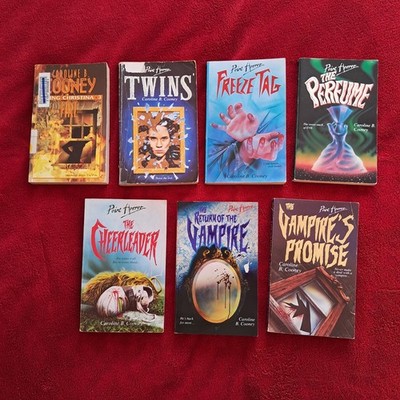 7 Point Horror Books By Caroline B Cooney Freeze Tag Fire Perfume Cheerleader