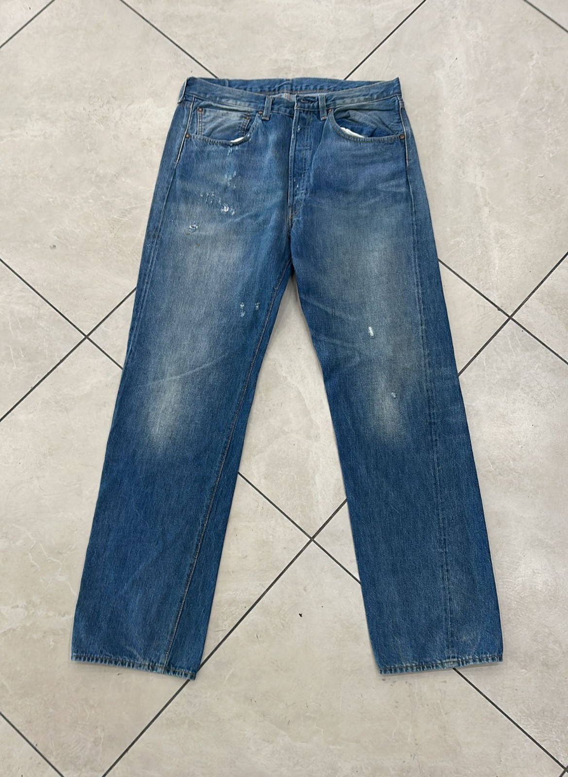 LVC Levi's Vintage Clothing 1955 34x34 501XX BigE Selvedge Jeans RARE