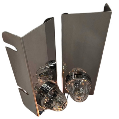 SS-1727 JML Kustoms Front Kenworth 15'' Air Cleaner Square End Compact Bracket