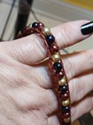 Vtg Multi Colored Freshwater Pearl Beaded Woven Choker Hippie Boho — photo 7