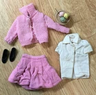 Vintage Mattel 1964-66 Barbie SKIPPER #1907 "School Days" Outfit & Yarn Bowl