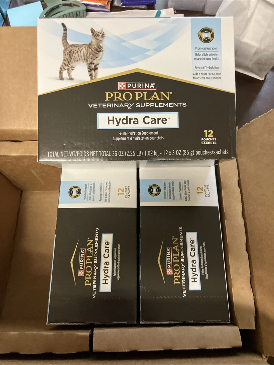 3 Purina Pro Plan Hydra Care Hydration Supplement For Cats 1 Box
