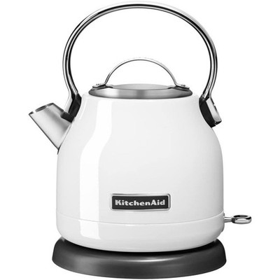 KitchenAid CLASSIC Wasserkocher weiß mit 1,25 Liter Fassungsvermögen Kesselform