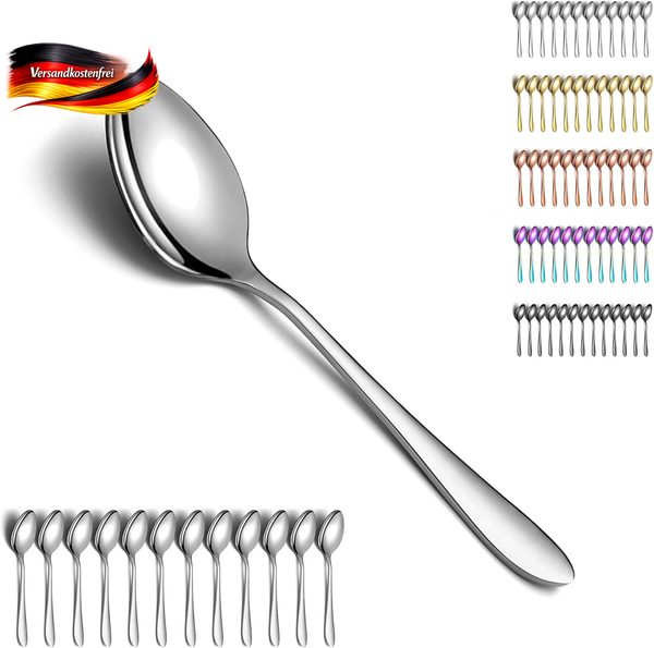 SuppenlöFfel Edelstahl 12 StüCk FüR Gastronomie Und Haushalt SpüLmaschinenfest-image